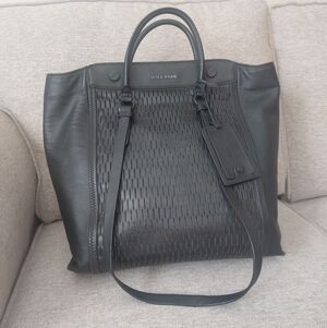 Cole Haan Black Leather Shoulders Bag